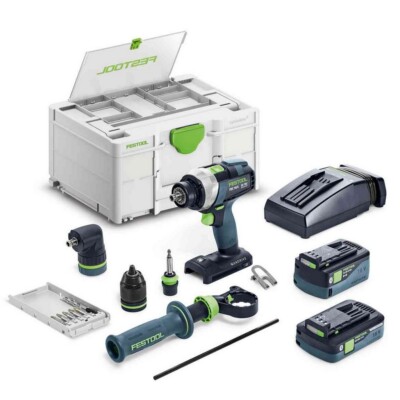 Festool Akku Bohrschrauber Schrauber QUADRIVE TDC 18/4 5,0/4,0 I-Set 577612