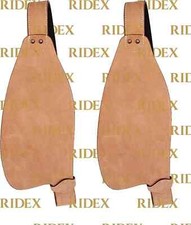 Western Leather Horse Saddle Fender Pair Rough out Replacement Fenders Set.