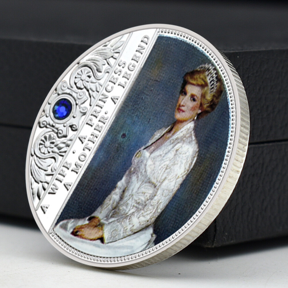 コレクション Princess Diana Silver Proof Medallion Portraits of A Princess Diana silver plated Challenge Coin with