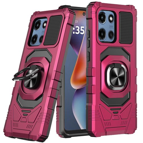 For Motorola Moto G 5G 2025 XT2513V Robotic Case Phone Cover + Tempered Glass - Picture 9 of 35