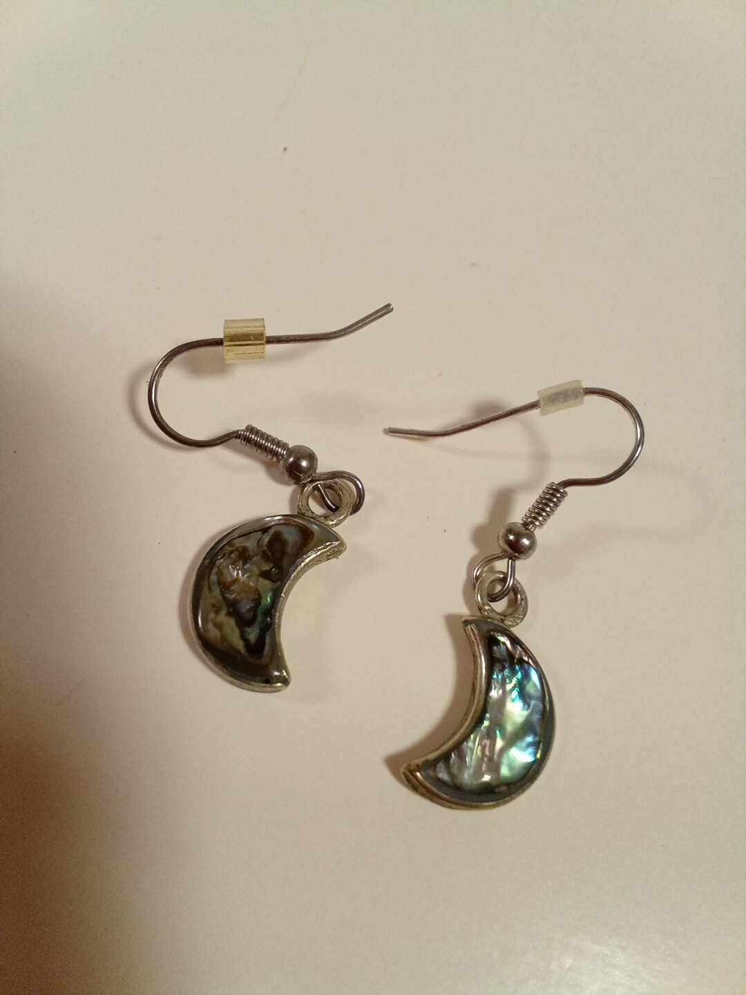 Sterling Silver Abalone Stone Dangle Earrings Lot… - image 7