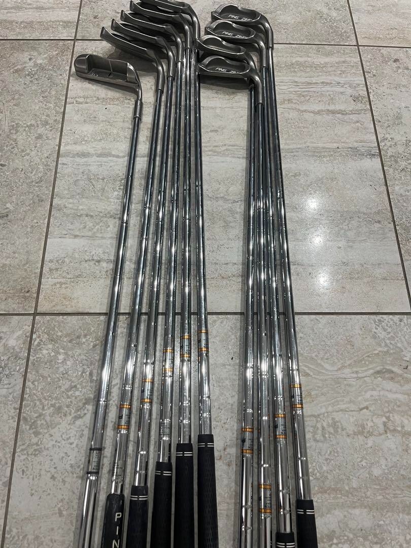PING) Iron Set 9Piece ZING 3-9,W,S Shaft Steel Red Dot w