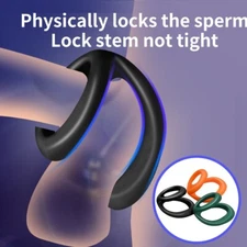 Male Penis Ball Ring Stretcher Enhancer Scrotum Stretcher Ring Delay Ejaculation