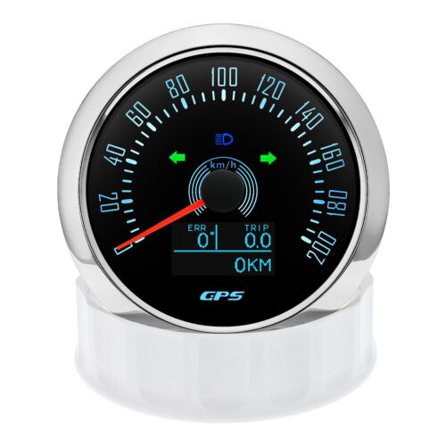85MM GPS Speedometer 200km/h Gauge with Trip COG for Boat Car Truck Waterproof - Picture 10 of 21