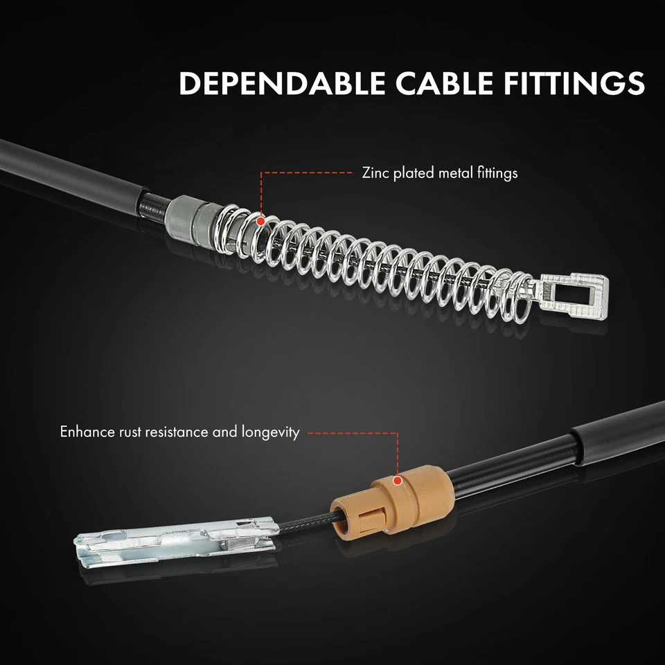 2x Cable de freno de estacionamiento trasero derecho y derecho para Chevy Silverado 2500 HD GMC Sierra 3500 Foto 4 de 4