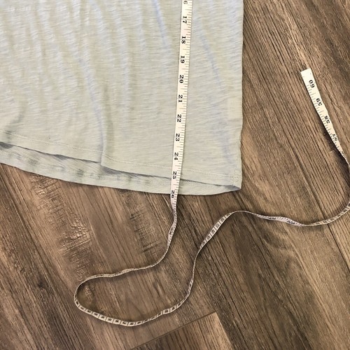 Soft Surroundings Henley Shirt Gr. S Damen blau Spitze Knopf U-Ausschnitt 3/4 Arm - Bild 8 von 8