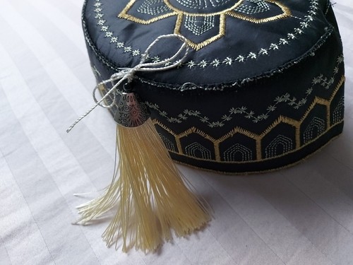 Cappello da fumo, cappello da uomo, topi di preghiera, nasselle, berretto a memoria, turco - Foto 2 di 8