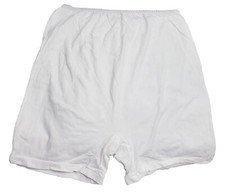 Retro Carousel Ladies Pettipant LongLeg Granny Panty HighWaist Bloomers White 9