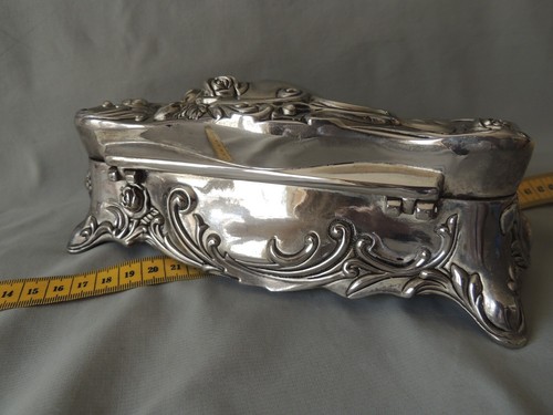 Vintage Codingero jewelry box silver plated and velvet interior - Picture 12 of 15