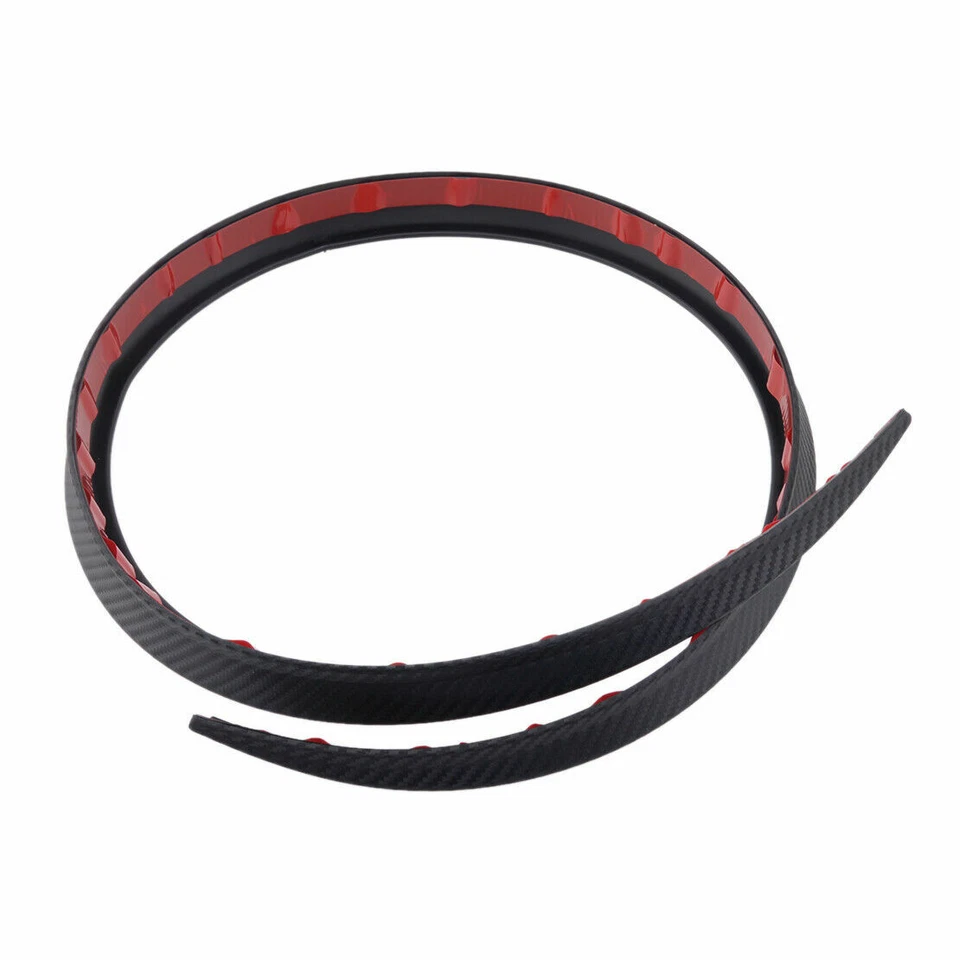 Alerón labial de ala trasera universal de 1,2 m patrón de fibra de carbono para maletero trasero Foto 4 de 4