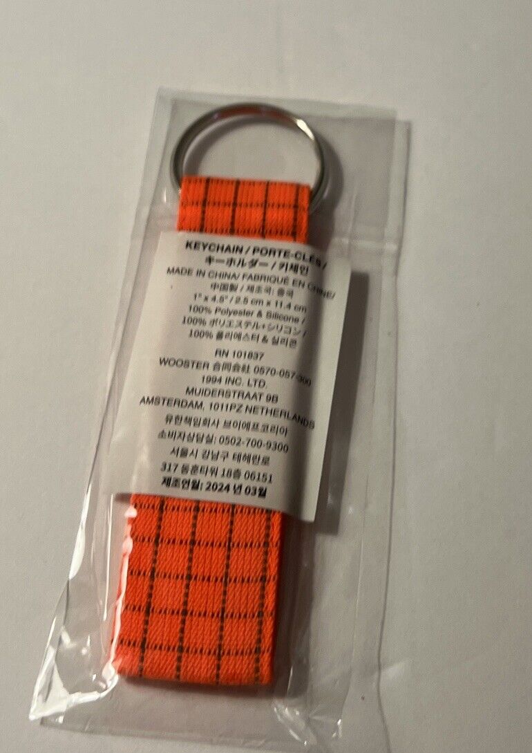 SUPREME RIPSTOP KEYCHAIN ORANGE OS (100% AUTHENTIC) BRAND SUPREME RIPSTOP KEYCHAIN ORANGE OS (100% AUTHENTIC) BRAND