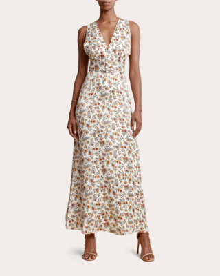 chinese dress ladies byTiMo Women's Plissé Maxi Dress, Dark Rose, Floral, XS at Amazon Women's  Clothing store main image 0