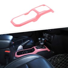 Pink Gear Shift Panel Front Cup Holder Cover Trim For Jeep Wrangler Jl Jt 2018