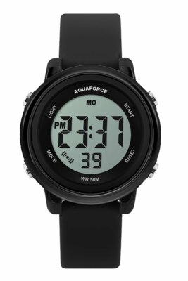  AQUAFORCE Multi Function Digital Watch with Flashlight 50M Water Resistant