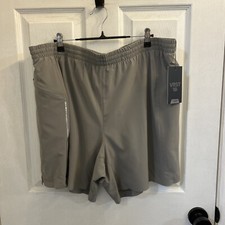 NWT VRST Mens Accelerate Train Short 7" inseam Silver Shadow 2XL MAX200434V