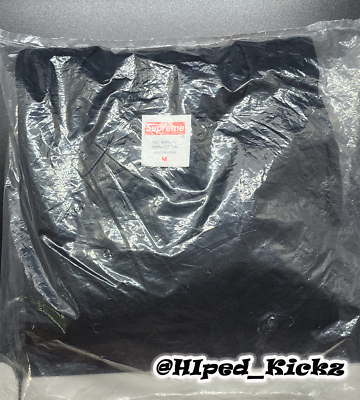 Supreme Box Logo Long Sleeve Tee Black Size M FW20 ***New 100