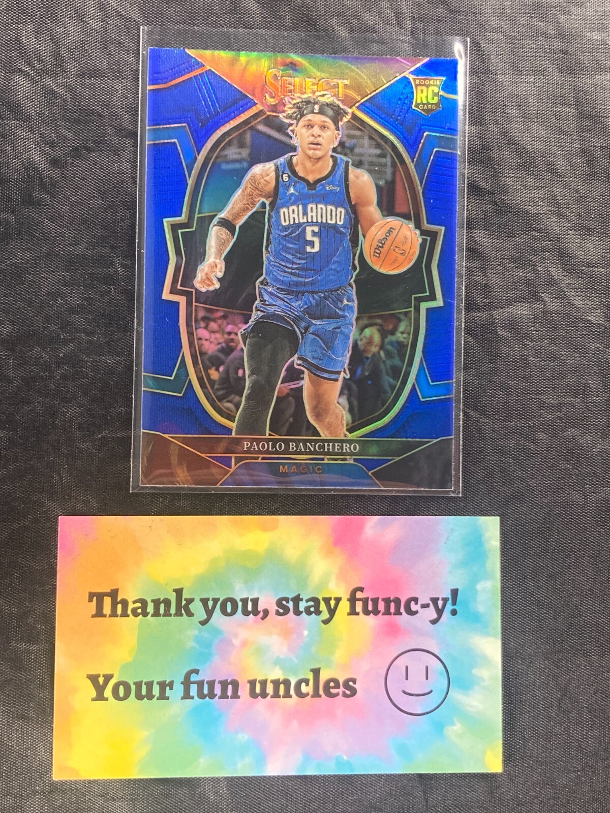 PAOLO BANCHERO 2022-23 Panini Select Concourse Blue Silver Prizm RC #72 NM