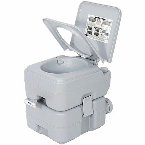Compact Toilet 20L Flush Travel Camping Outdoor Indoor Commode Potty 6.6 Gallon - Picture 4 of 13