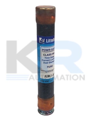 NEW *Lot Of 2* Littelfuse FLSR 2-8/10 Powr-Gard Time Delay Fuse 2-8/10A