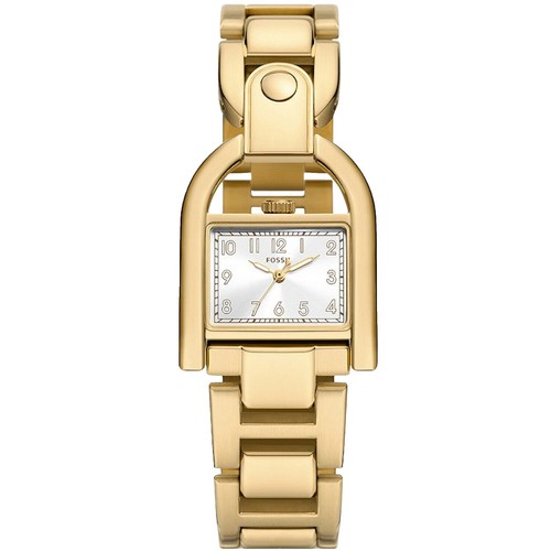 Fossil WOODGIRL ES2107 Square Face Brushed Stainless Steel  display picture 2