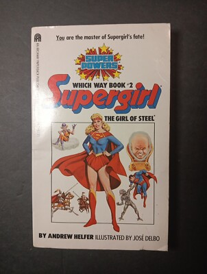 Super Powers Which Way Book #2 Supergirl Helfer  CHOOSE YOUR OWN ADVENTURE 