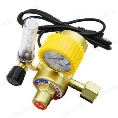 #ad #ad 36 110 220V CO2 Pressure Regulator Carbon Dioxide Pressure Reducer Heated $66.00