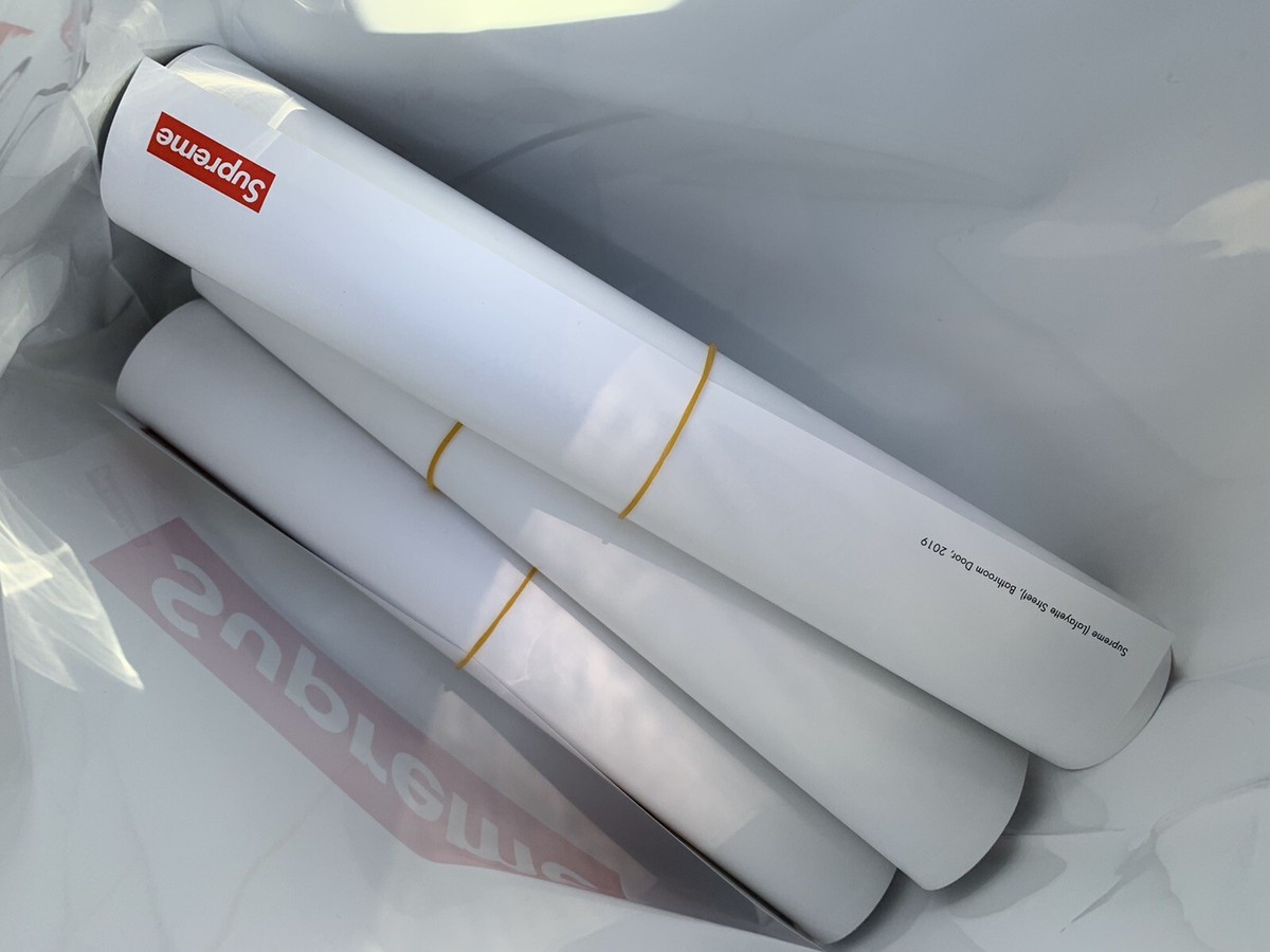Supreme Lafayette Door Poster From F&F Book Event. 36 x 11.5