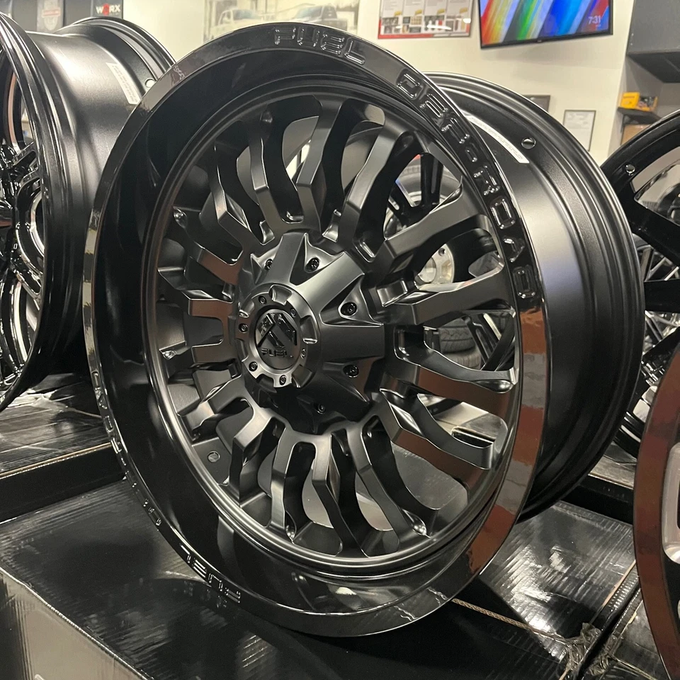 4 llantas nuevas Fuel D796 Arc 20" Blackout 20x9 8x180 +1 mm Chevy GMC 2500 3500 Foto 3 de 4