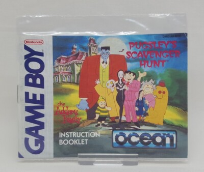 Nintendo GameBoy - The Addams Family Pugsley's Scavenger Hunt Spielanleitung 