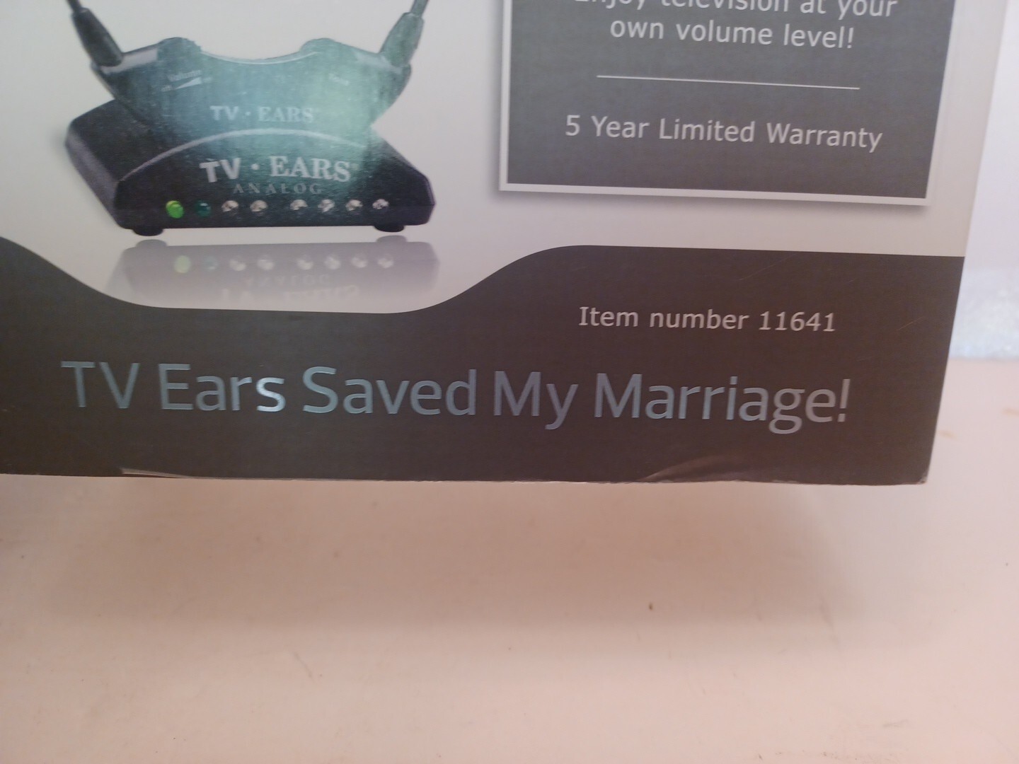 TV Ears 5.0 Analog Wireless Voice Clarifying Headset System (11641