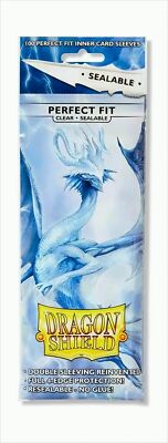 Dragon Shield Perfect Fit Sealable Clear (100ct) Neu & OVP