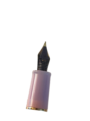 New Pink/White Jinhao Fountain Pen two tone gold Medium Nib. Converter. GORGEOUS - Picture 8 of 8