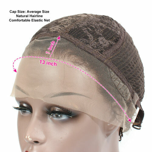 Brazilian Remy Human Hair Lace Front Wig Short Curly Brown Wigs For Women Daily - Picture 3 of 9