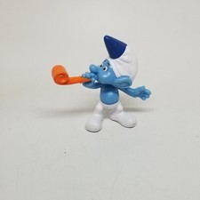 2013 Peyo SMURFS Party Planner Smurf McDonald's Happy Meal Toy PVC Figure
