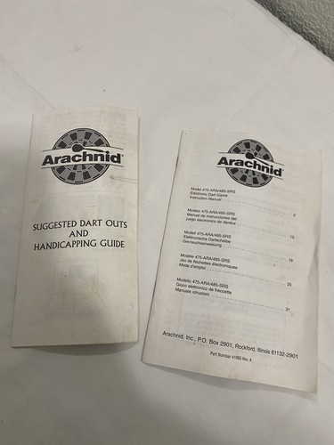 Vintage 1998 Arachnid Talking Electronic Dart Game Cricket 4 Professional Series - Picture 10 of 15