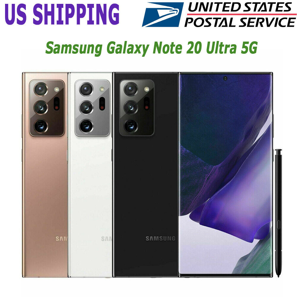 Sealed Samsung Galaxy Note 20 Ultra 5G 128GB N986U AT&T Verizon TMOBILE Unlocked