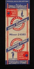 1940s VENDING Automatic Stores Candy Gum Nuts Cigarettes Newark NJ Essex Co MB
