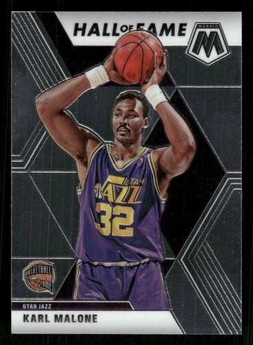 Carte Sportive Karl Malone Auto/50 Holo - Leaf Metal 2012-13, Utah Jazz, #BA-KM1, Near Mint