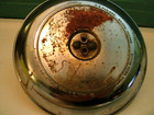 Knights of Columbus Ashtray-Crest of K Of C Shown-Chrome-Made in USA — photo 4