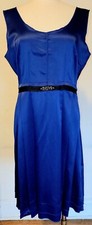 Simply Vera Wang Sleeveless Pleated Pocketed Dress Size 12
