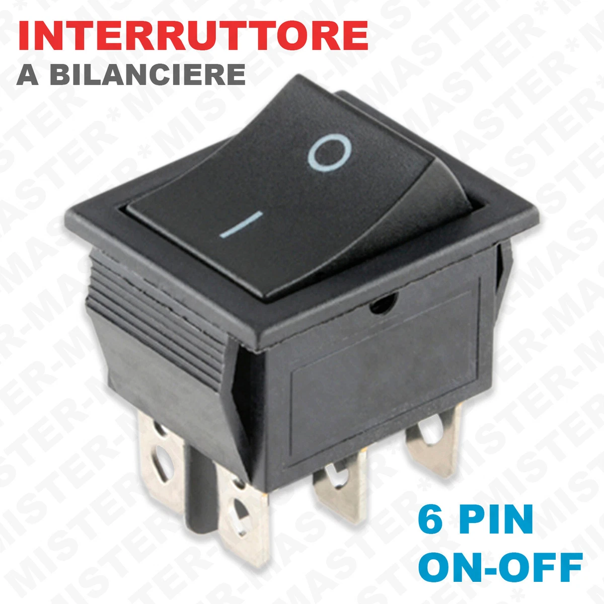 20 INTERRUTTORI A bilanciere interruttori 1xON-OFF 250V 6A Marquardt #9