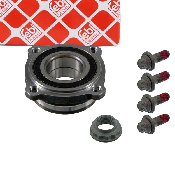 Febi 38258 Radlagersatz FüR Bmw E60 E61 E63 E64 E65 X5 E53 Hinten 33411095238-image