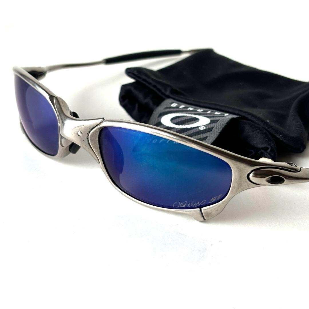 【2024年製 新品】 Oakley Iridium Blue Sunglasses Edition 1st Juliet Ichiro 金属フレーム