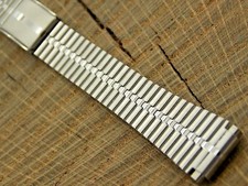 Speidel NOS Vintage Stainless Steel Sliding Clasp Unused Watch Band 10mm-13mm