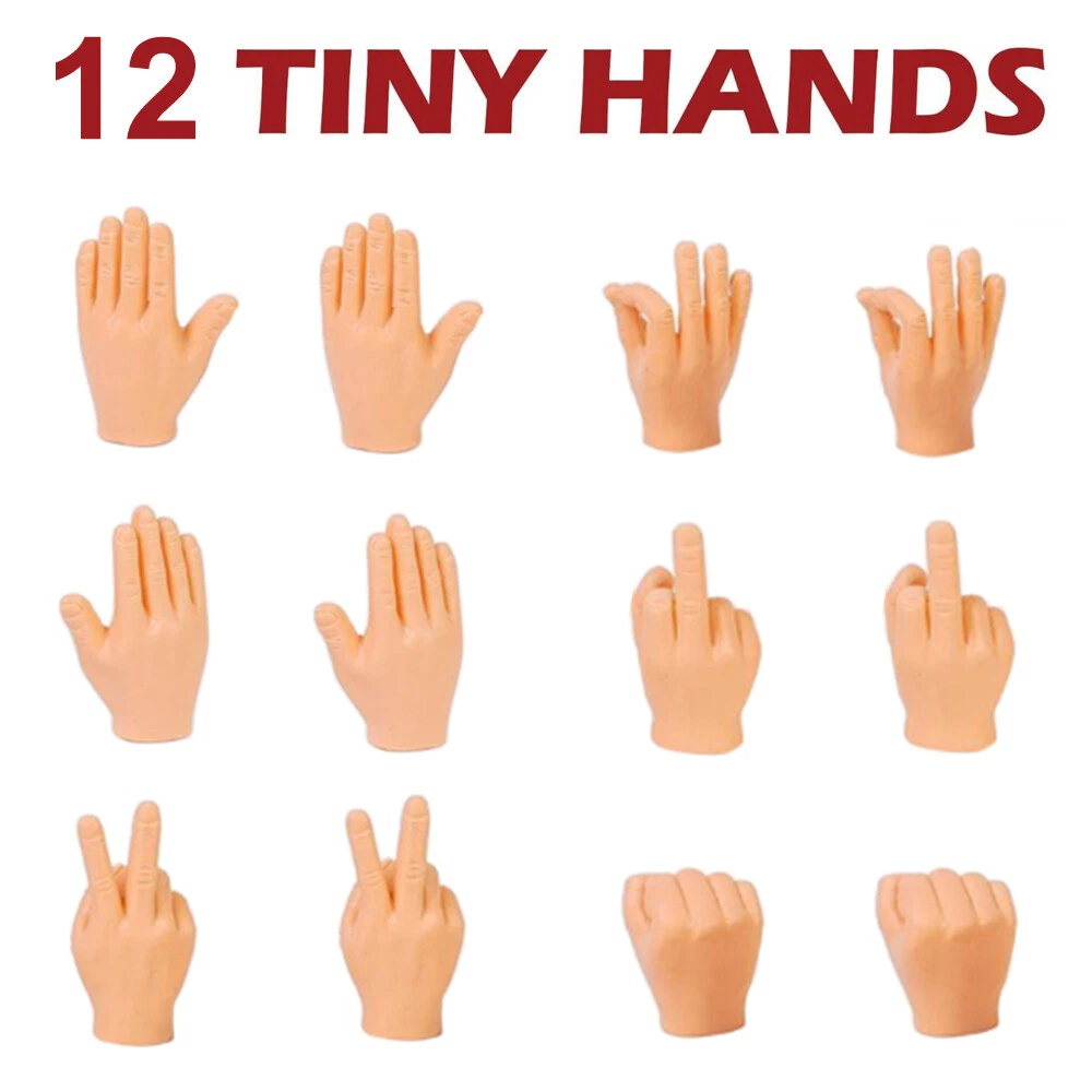 Tiny Hands Middle Finger Little Finger Puppets Mini Finger Hands