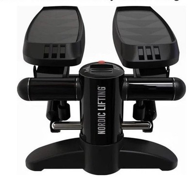 Mini Stepper & Stair Climber Machine - w/Resistance Bands Set - Built in Monitor