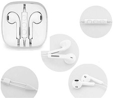 ozzzo 1100 Series White In-Ear Earbud Kit w/ Mic Jack USB-C For Smartphone