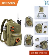 Fishing Backpack Oxford 15L Tactical Sling Bag Waterproof Gear Storage