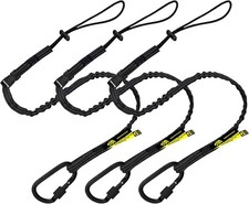 Beartools 0923S Black Tool Lanyard Single Screw Lock Carabiner 3pk