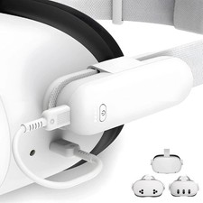 Battery Pack for Meta/Oculus Quest 2/Quest 3/Quest 3S, 5000mAh Portable Battery